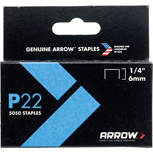 Arrow Fastener 224 5 Pack 1/4in. P22 Plier Type Staples 5050/Box