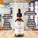100% Organic Castor Oil - Gold Standard 100% Pure Certified USDA Organic in Glass Bottle & Glass Dropper, Cold Pressed & Hexane-Free, For Lashes, Brows, Hair, Skin & Wellness Packs - 1 Fl Oz