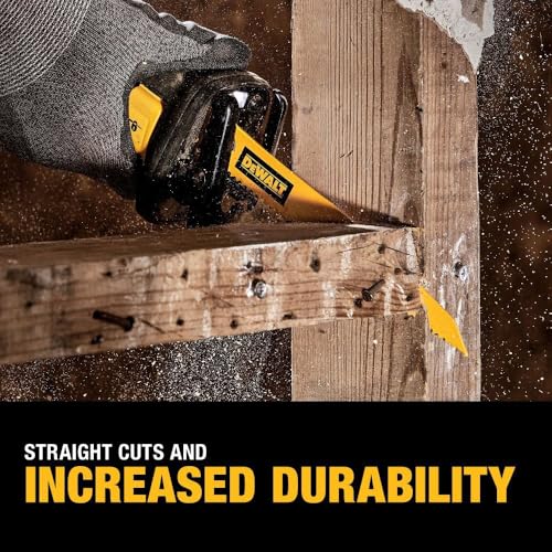 DEWALT Reciprocating Saw Blade Set for Metal Wood Iron, 12 Piece Bi-Metal Increased Durability Blades, with Storage Case (DW4892) by DEWALT - Image 2
