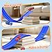 KETIEE Flex Tracks 16 Ft for Kids, Flexible Race Car Ramp Track with 2 Small Racecars and 4 Suction Cups Compatible with Diecast 1/64th Cars,Rolls Up Portable Racetrack for Ages 3 & Up