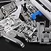 14PCS Sewing Presser Foot Set Sewing Machine Kit Household Multifunctional Presser Feet Kit for Most Low Shank Sewing Machines for Brother for Singer