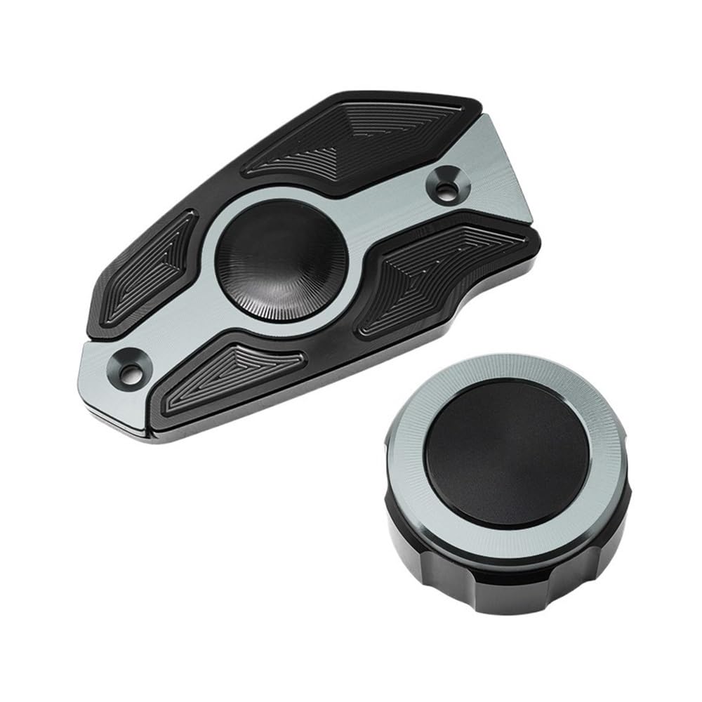 For Z650 For Z650rs For Z650 RS Motorcycle Accessories Motorcycle Rear Front Brake Reservoir Clutch Fluid Cap Brake Fluid Cap(AB Titanium)
