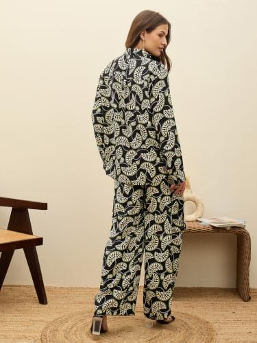 Image of Sassafras Women Set of Top and Straight Pants