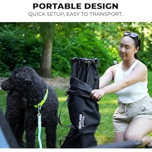 Outland living elevated dog beddurable weather resistant pet cot with breathable joint supporting design rust resistant easy assembly perfect for outdoor adventures camping and home use  urban country home decor