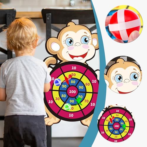 22 Pcs Dartscheibe für Kinder, Dartscheibe Kinder Spielzeug, Dartbrett Spielzeug, für Jungs und Mädchen ab 3 Jahren, dartspielzeug für den Außen und Innenbereich