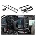 Compatible for Land Rover Defend 90 110 130 2004-2019 Black Aluminum Car Rear Tail Door Ladder Climbing Exterior Accessories(Style B)
