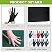 Shyyween 10 Pieces Three Fingers Billiard Gloves Universal Breathable Elastic Cue Sports Pool Gloves for Women or Men Left and Right Hand(10 Colors)