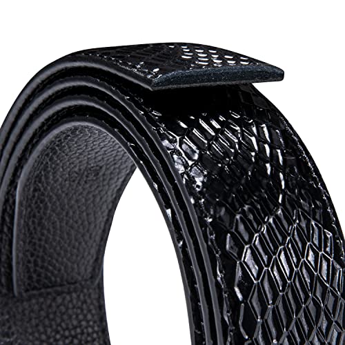 Image of Dubulle Men's Ratchet Belt Gold /Black /Red /Green /Blue /White Automatic Buckle Business Casual Belt Gift - Adjustable Fit
