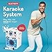 Singing Machine SML385UW Bluetooth Karaoke System with LED Disco Lights, CD+G, USB,...