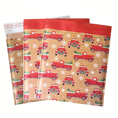 Orgrimmar 10 Packs 10.8"X11.2" Bubble Mailer Bubble Cushioning Bags Bubble Envelope Self-Seal Wrap Holiday Bubble Pouches Bags (Cars) #TOP24