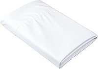HBHLFZ Queen Flat Sheet 90x102" - Ultra Soft Wrinkle-Free Polyester Top Sheet, Hotel Quality White Bed Sheet
