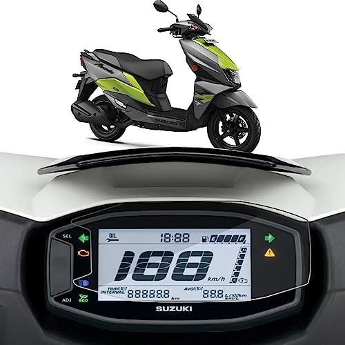 Image of FCS Thermoplastic Polyurethane 9H Anti-Shock Edge-To-Edge Screen Protector Guard Compatible For Suzuki Avenis 125 Navigation System|Enhanced Display Protection (Glossy)
