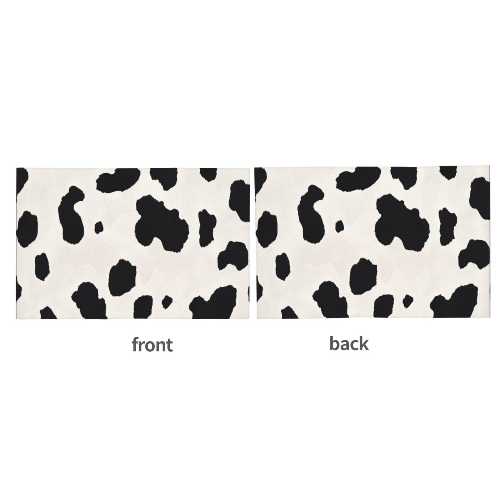 Cow Print Pattern Car Flag Outdoor Window Clip 12 X 18 Inch Double Side Car Decoration