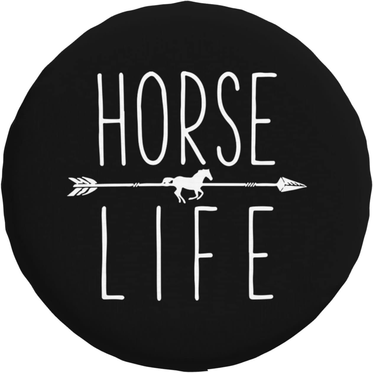 Universal Spare Tire Cover, Love Horses Waterproof Wheel
