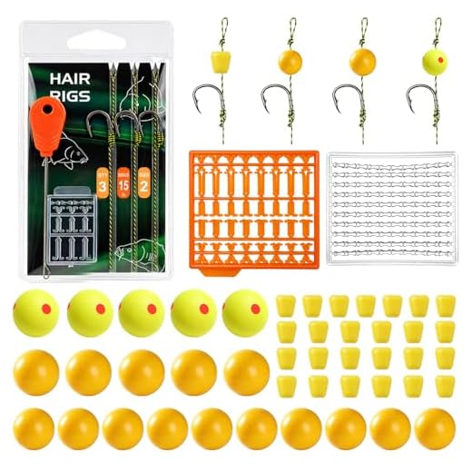 Proximitck Carp Fishing Rig Kit PopUp Baits Easy Setup Plus | 52pcs/218pcs Carp Fishing Rig, Includes Pop-Up Boilies Dumbbell Baits and Rig Needles for Lake Fishing Carp Anglers Worldwide