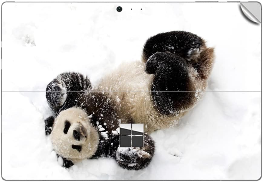 GADGETS WRAP Printed Vinyl Top Only Skin Sticker Decal for Microsoft Surface Pro 2017 - Snow Panda
