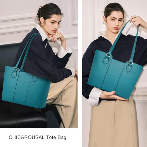 Image of CHICAROUSAL Tote Handbags Purses for Women PU Leather Womens Shoulder Bag | Large Tote Bag for Women, Shoulder Purse, Vegan Leather Purses for Women, Women's Handbags