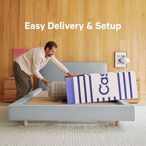 Image of Casper Sleep Element Hybrid Queen Mattress - Medium Firm Feel - Motion Isolation - Breathable, Cooling Memory Foam - 100-Night Trial - CertiPUR-US