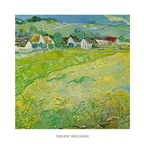 Sonnige Wiese Auvers by Vincent Van Gogh 20 X 20 Art Print Poster