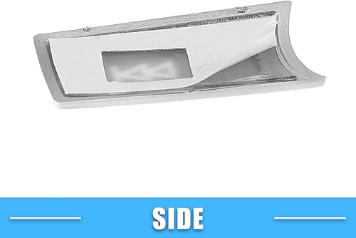 Miniatura 6 de Cubierta de botón de radio multimedia para Mercedes-Benz Clase C W204 S204 2008-2011 ABS tono plateado (juego de 2)