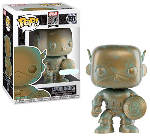 Funko Pop! Marvel 80th Anniversary - Captain America [Patina] # 497 - Target Exclusive