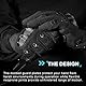 WTACTFUL Taktische Handschuhe Herr Motorradhandschuhe Herren, atmungsaktiv Touchscreen mit Protektoren für Motorrad Airsoft Paintball Fahrradfahren Einsatzhandschuhe Schwarz M