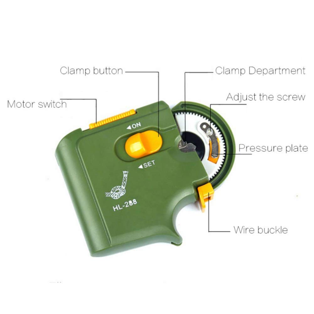 Amazon.com: Forart Automatic Fishing Hook Tier Tool Electric Device  Automatic Fishing Hook Tier Tool Tyer Machine Tying Device Tie Knot Lure  Fishing Hook Bundle Knot Machine : Sports & Outdoors