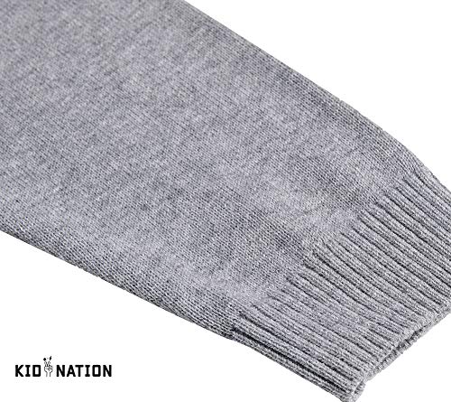 Kid Nation Girls Sweaters Cotton Cute Kids Sweater Crew Neck Holiday Pullover4