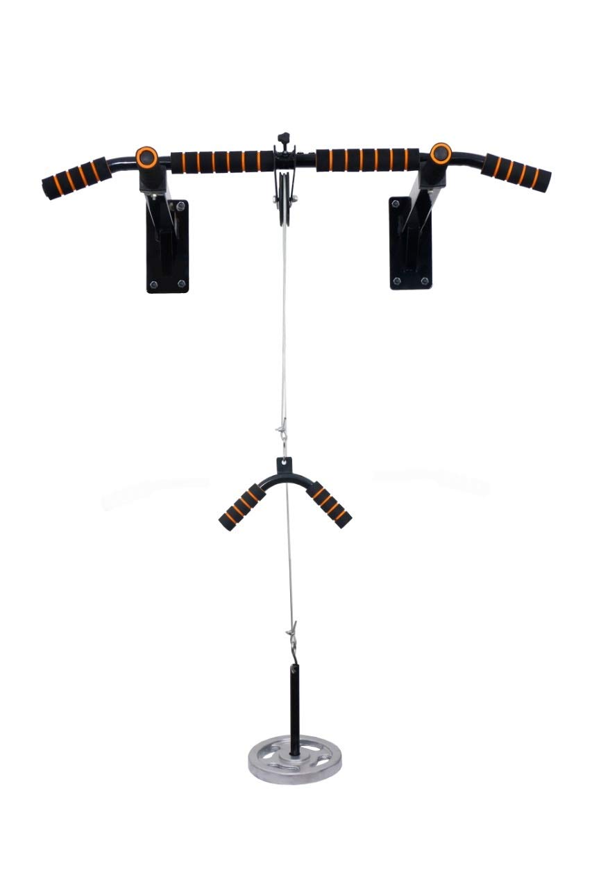 IBS ALL IN ONE Pull Up Bar COMBO Wall Mounted Chin Up Bar with Lats Bar, Tricep Bar, U Bar and Solid Fitness Accessory for Home Gym FOAM GRIP Side Pulley Without Weight.BLACK (B08SJPCKJB) Amazon Price History, Amazon Price Tracker