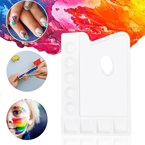 FYY Tavolozze di pittura rettangolare con 9