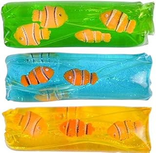 Rhode Island Novelty 4.75 Inch Clownfish Water Wiggler, 12 Wigglers Per Order Assorted