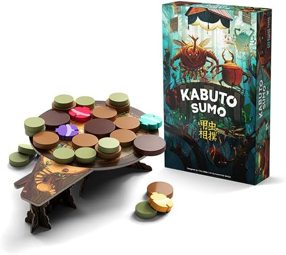 Kabuto Sumo Board Game Dexterity Game 2 to 4 Players 1520