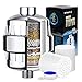 SITAFL 15 Stage Universal Vitamin C Shower Filter with 2 Replacement Cartridges, Reduce Impurities, Remove Chlorine and Fluoride, Water Softener for Women Baby Children Pet