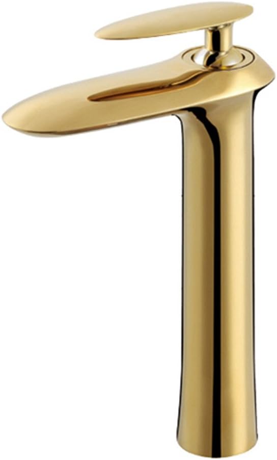 ゴールド/クローム洗面器の蛇口真鍮の浴室の蛇口シングルハンドル