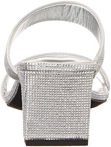Anne Klein Women's Jordyn Heeled Sandal, Crystal, 8 | Image 2
