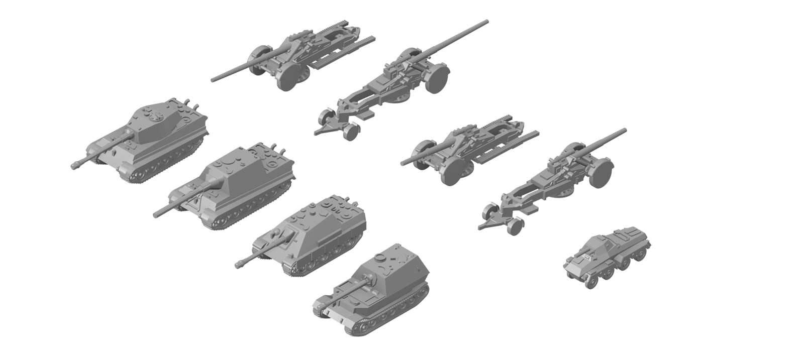 Amazon | ピットロード 1/700 MIシリーズ WW2 ドイツ 軍用車両セット3
