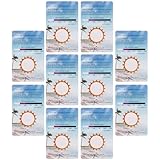 SMASOLO 10 Tiras Reactivas UV para Pruebas de Radiación Uvc en Terrarios de Reptiles Detección Precisa de Rayos UV Tarjetas Compactas y Portátiles para Uso en Acuarios y Exteriores