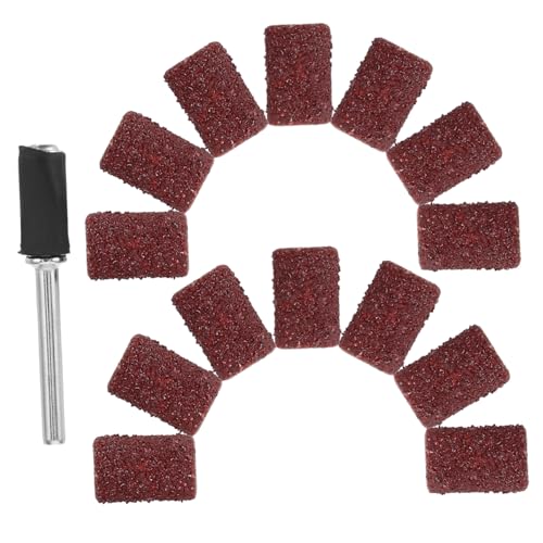 Veemoon Cabezal De Pulido Esmeril Accesorios De Lijado Para Herramientas Rotativas Minimanguitos De Lijado Para Tambor Para Lijadora De Tambor Para Herramientas Rotativas