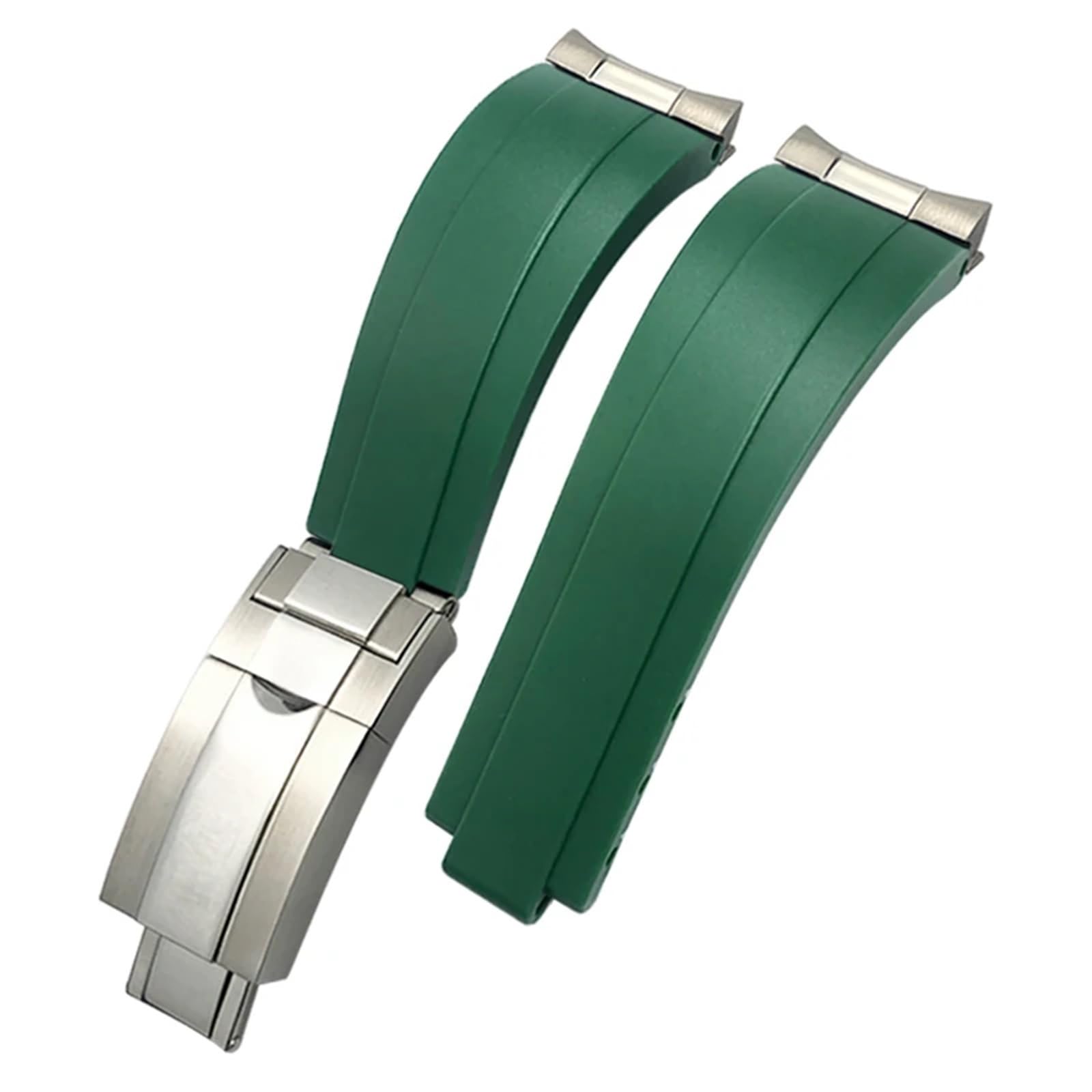 Bracelet de montre à boucle courte en caoutchouc, 20mm, adapté au rôle de sous-marin Rolex Daytona OYSTERFLEX Yacht Master, petit bracelet en Silicone