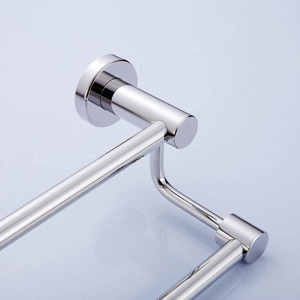 Stainless Steel Towel housing Bathroom Single Pole Towel Rack Wall-Mounted Towel Rack Storage Rack Perforation