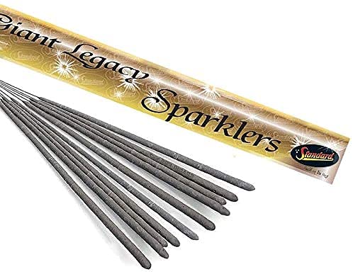 Standard Fireworks 25 x 40cm (16) Giant Handheld Sparklers (5 Packs)