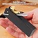 Linear Wood Planer Ebony, Hand Plane Wood Trimming Plane Tool, Flat Surface Planing Trimming Chamfering, Easy Pocket Storage For Accurate Cutting Tasks