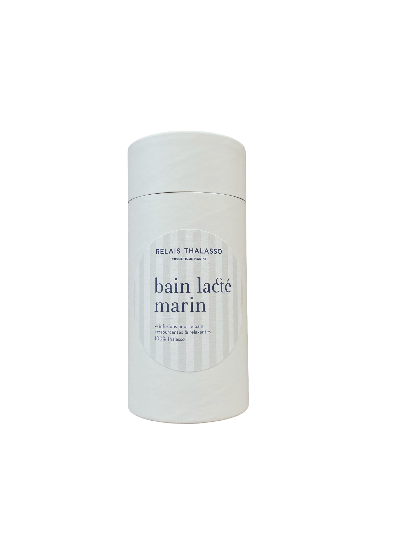 Cosmétique® Bain Lacté Marin – Ressourçant et relaxant-4 sachets infusions – Eau de mer atomisée + Sucres protecteurs– Naturalité : 88%