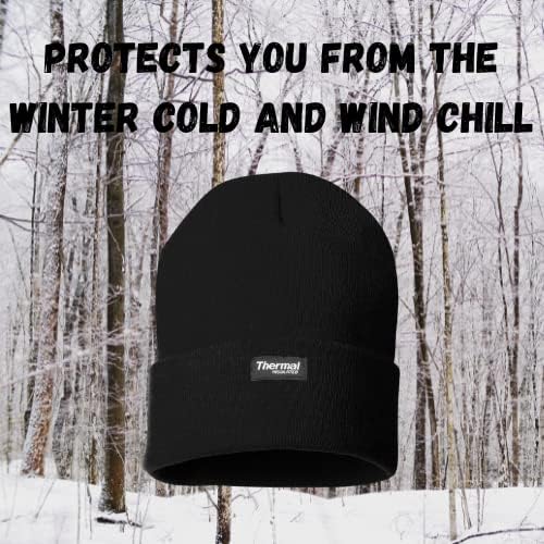 Miniatura 2 de McGuire Gear - Gorro de reloj con aislamiento térmico, aislamiento térmico de 1.41oz, resistente al agua, sombrero de invierno ligero y cálido