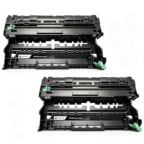 Tambour DR3400 compatible Brother DR-3400 pack de 2 pour HL-L5200DWT MFC-L5700DW