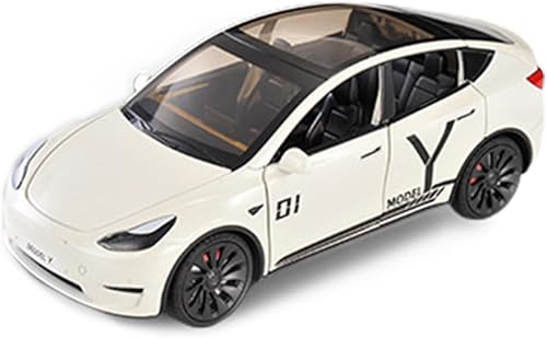 Coches de juguete modelo Y modelo 124 modelo Y, modelo Y con luz, modelo Y modelo grande de juguete adecuado para niños y adultos, regalo de