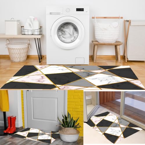 Alfombra de cocina de vinilo lavable de 40 x 250 cm para pasillo interior y hogar 8