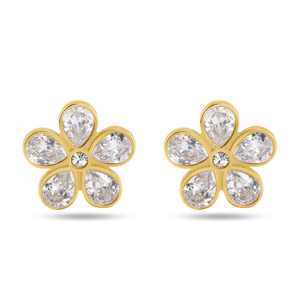 Blooming Diamonds Stud Earring for Women - Gift for Girls & Women | Waterproof & Anti-Tarnish Earrings-image-13