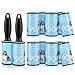 Set Rulli Levapelucchi,12 pezzi Rullo di Lanugine Rullo Adesivo Peli Spazzola Adesiva Rullo Spazzola Rotoli Peli Animali Spazzola Leva Pelucchi Cane e Gatto Lint Roller( 1080 fogli in totale)