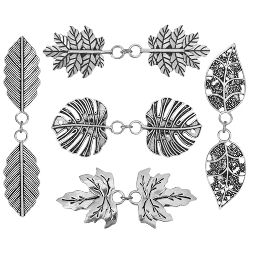 Image of CLINTT Exquisite Retro Sweater Twirl Clips, Cape Cloak Fasteners for Dresses, Stylish Cardigan Clips